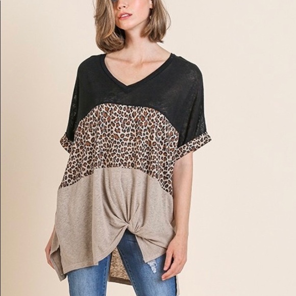 Umgee Tops - NWT Umgee animal print top